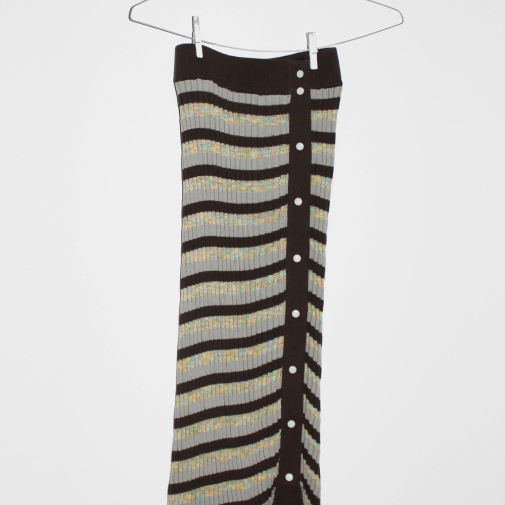 BRAND NEW GIU GIU PALMIRA SKIRT IN GLITCH STRIP
SAMPLE SIZE SMALL